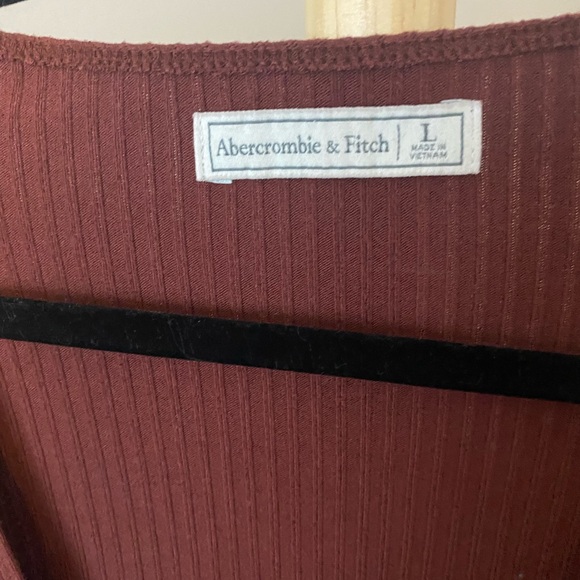 Abercrombie & Fitch Surplice Knit Top - Picture 2 of 3
